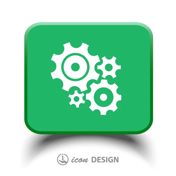 Gears icon — Stock Vector