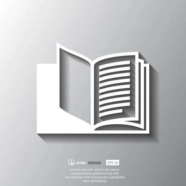 Book icon — Stock Vector