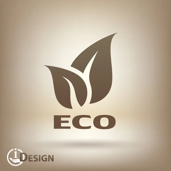 Eco icon — Stock Vector