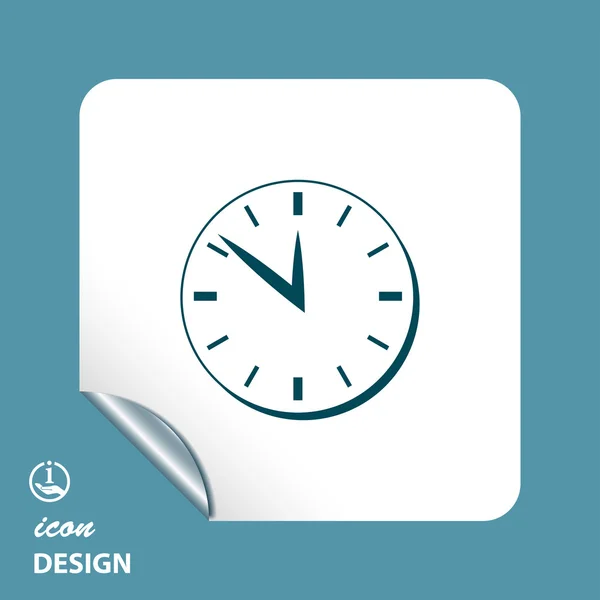 Icono del reloj — Vector de stock