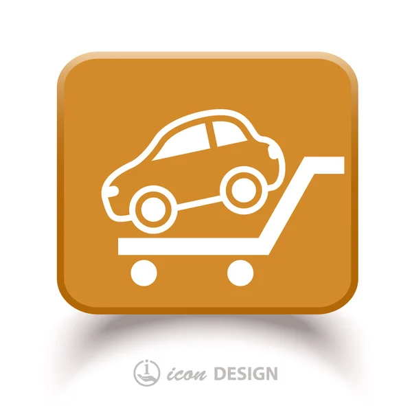 Auto pictogram — Stockvector