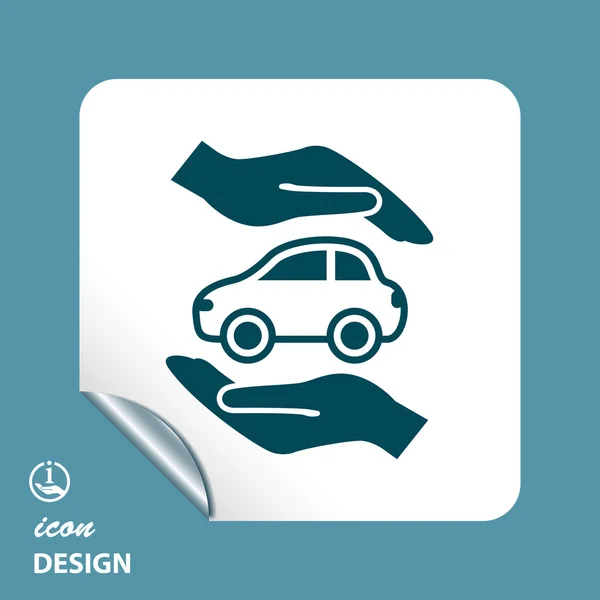 Icono del coche — Vector de stock