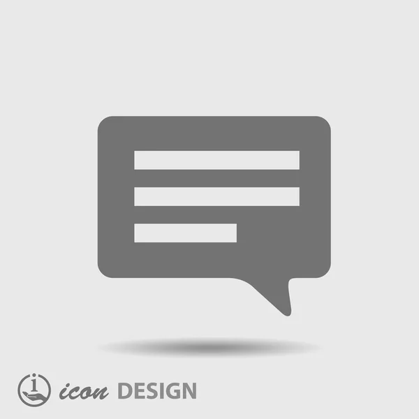 Message or chat icon — Stock Vector