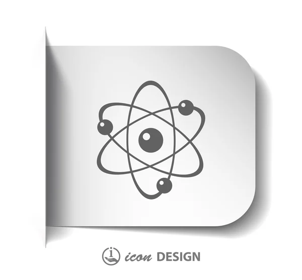 Atom icon — Stock Vector