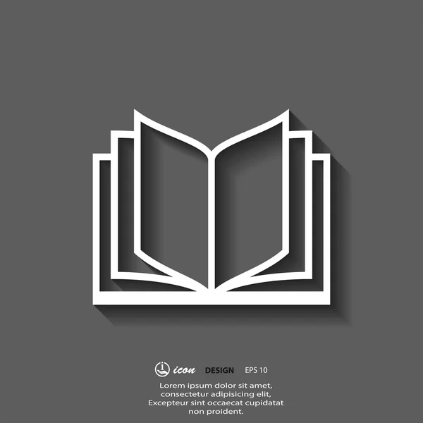 Icono del libro — Vector de stock