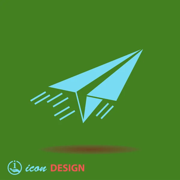 Paper plane icon — Stock Vector