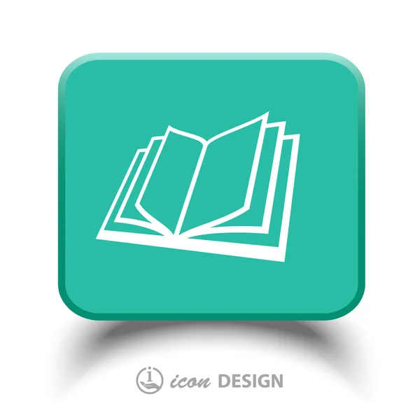 Icono del libro — Vector de stock