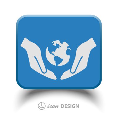 Ellerin simgesinde Küre