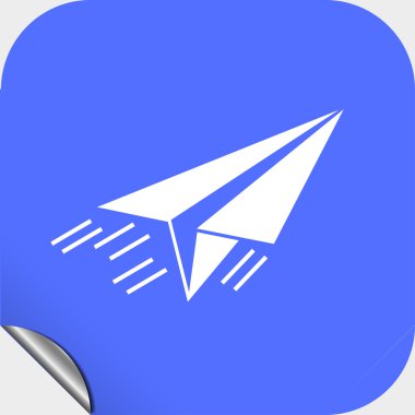 kağıt düzlem simgesi