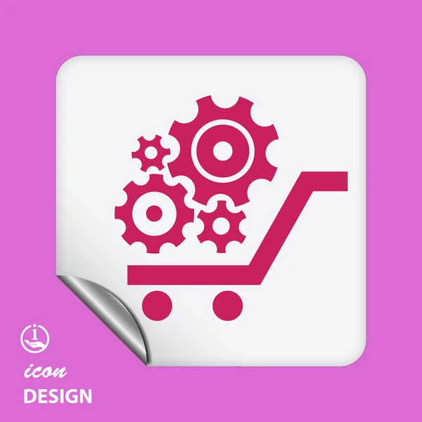 Gears icon — Stock Vector