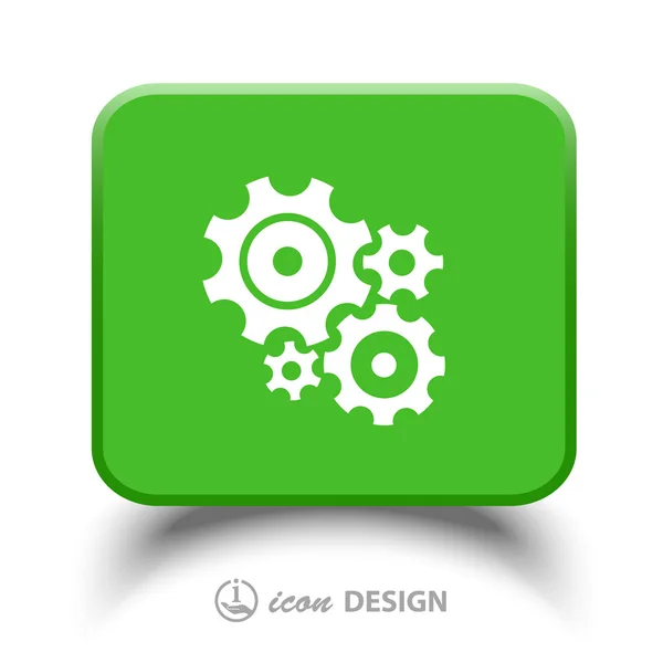 Gears icon — Stock Vector