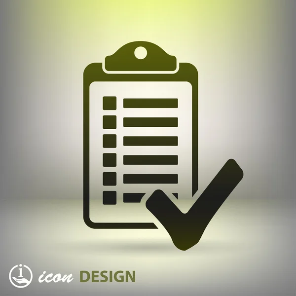 Checklist icon — Stock Vector