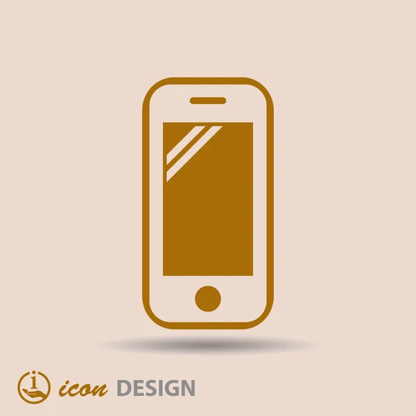 Mobile phone icon — Stock Vector