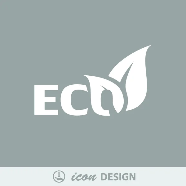 Icône éco — Image vectorielle