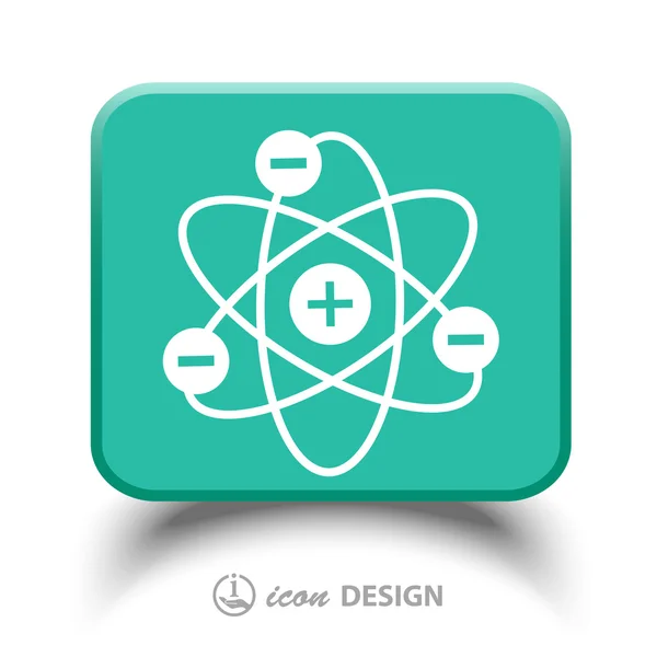 Atom icon — Stock Vector