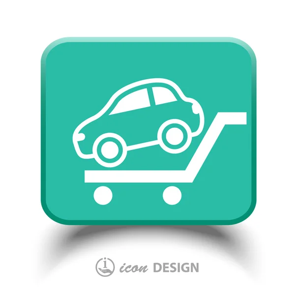 Auto pictogram — Stockvector