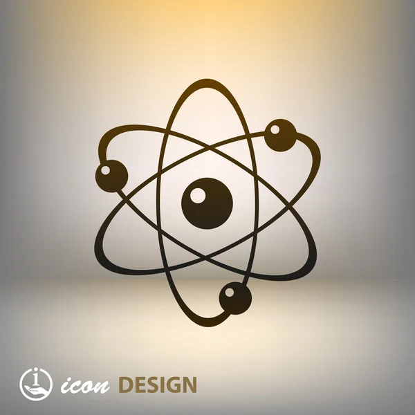 Atom icon — Stock Vector