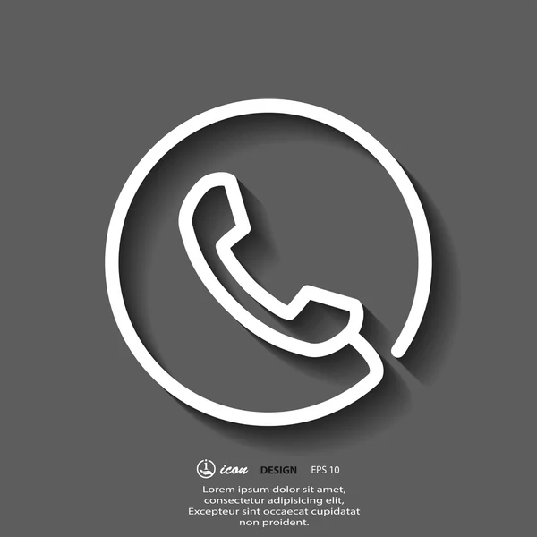 Phone icon — Stock Vector