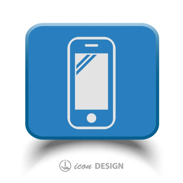 Mobile phone icon — Stock Vector