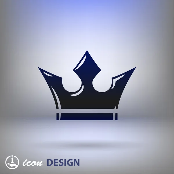 Pictografía de corona — Vector de stock