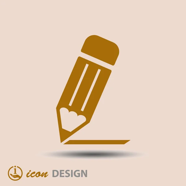 Pencil note icon — Stock Vector