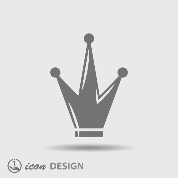 Icône de Couronne — Image vectorielle