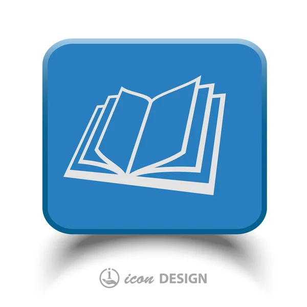 Icono del libro — Vector de stock