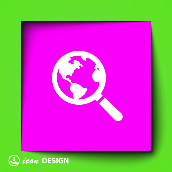 Zoeken Pictogram — Stockvector