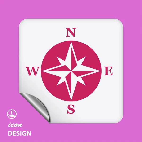 Compass icon — Stock Vector