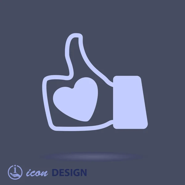 Like icon — Stock Vector