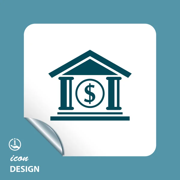 Bank icon — Stock Vector