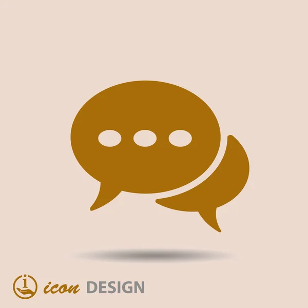 Message or chat icon — Stock Vector