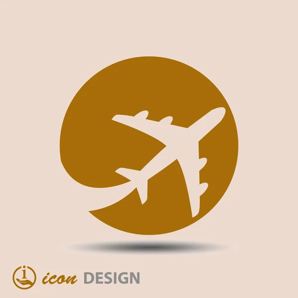ไอคอนเครื่องบิน — ภาพเวกเตอร์สต็อก