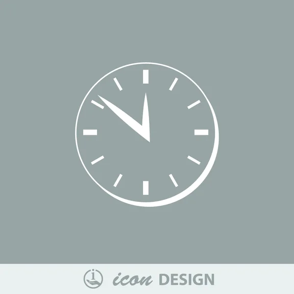 Icono del reloj — Vector de stock