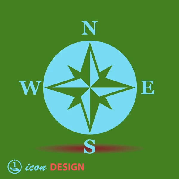 Compass icon — Stock Vector