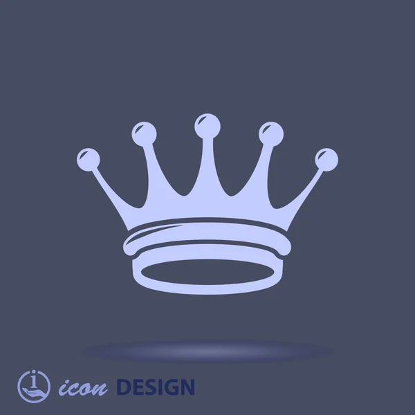 Icono de corona — Vector de stock