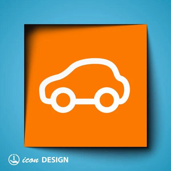 Icono del coche — Vector de stock