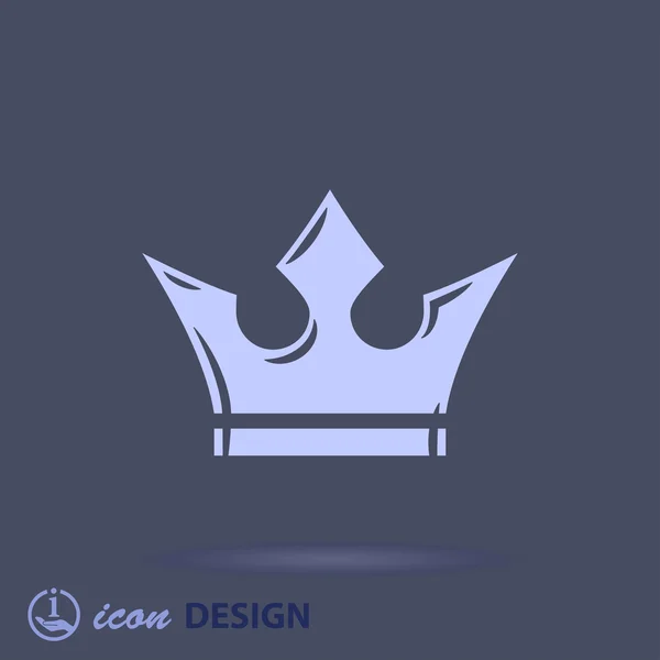 Pictografía de corona — Vector de stock