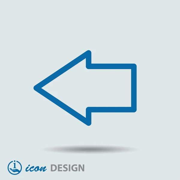 Icône flèche — Image vectorielle