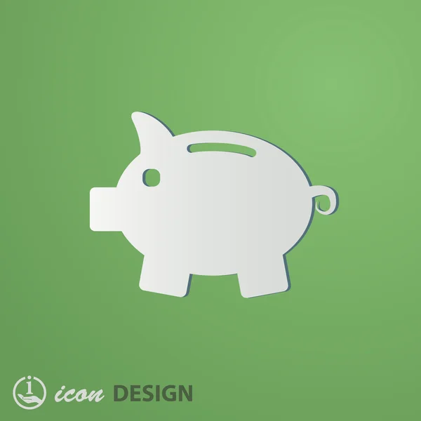 Moneybox icono — Vector de stock