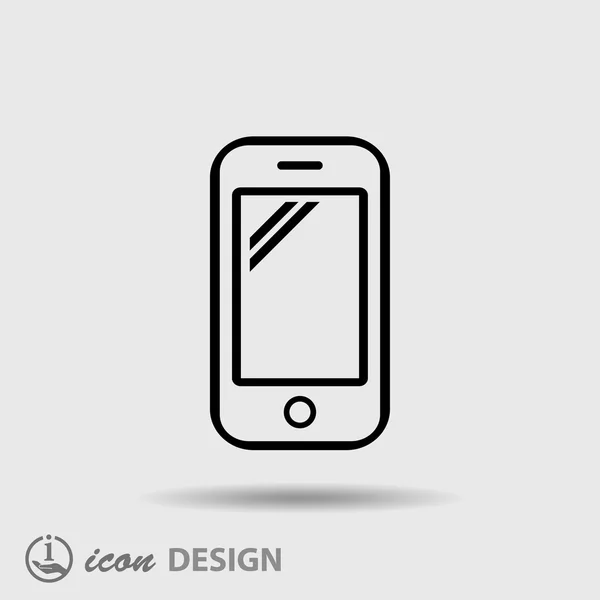 Pictografía del teléfono móvil — Vector de stock