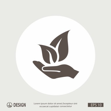 Yandan simgesi bırakır