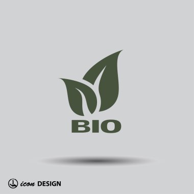 Eko işareti yaprakları ile