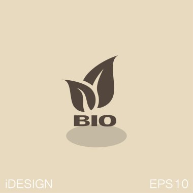 Eko işareti yaprakları ile