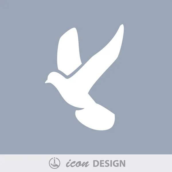 Pictograph voor vogel icon — Stockvector