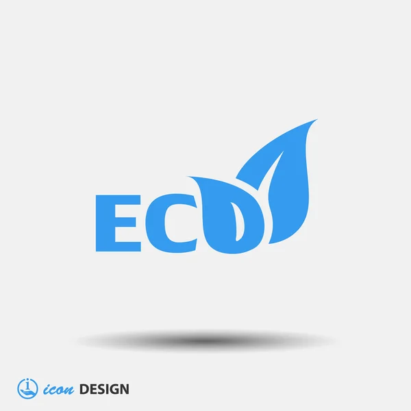 Pictograph van eco-pictogram — Stockvector