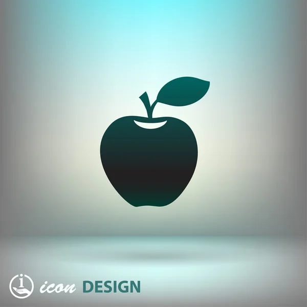 Pictograma do ícone da maçã —  Vetores de Stock
