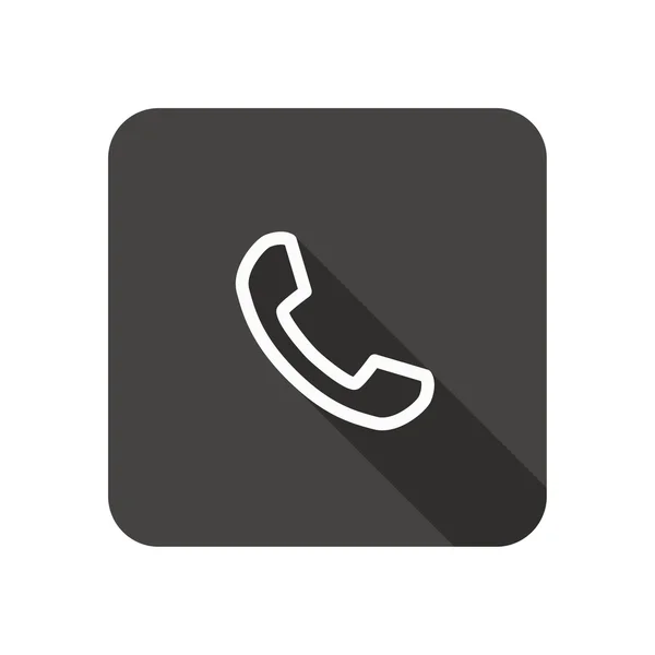 Pictograph of phone icon — Stock Vector