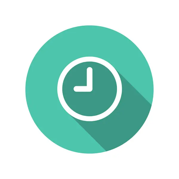 Pictografía del reloj con flechas — Vector de stock