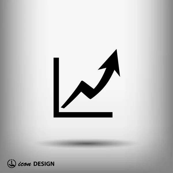 Resim Grafik ok ile — Stok Vektör